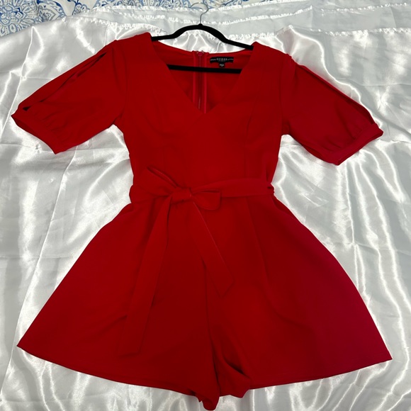 Guess Pants - Guess Red Women's Jumpsuit Medium